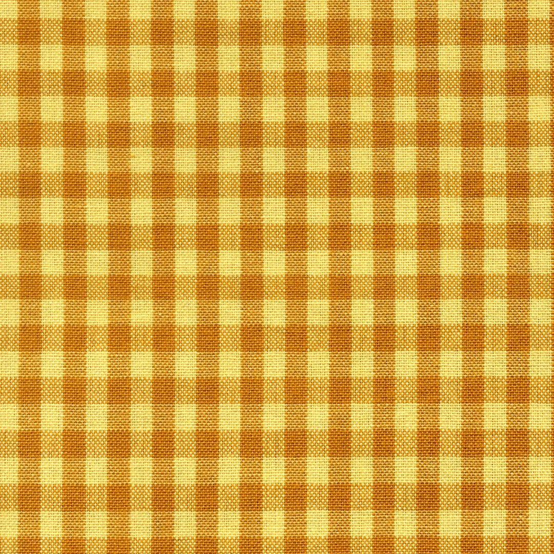 Tea Towel - Country Plaid - Mustard/Dijon  k322