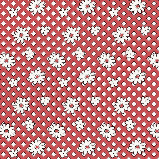 Andover - Lottie Ruth - Geo Floral Red