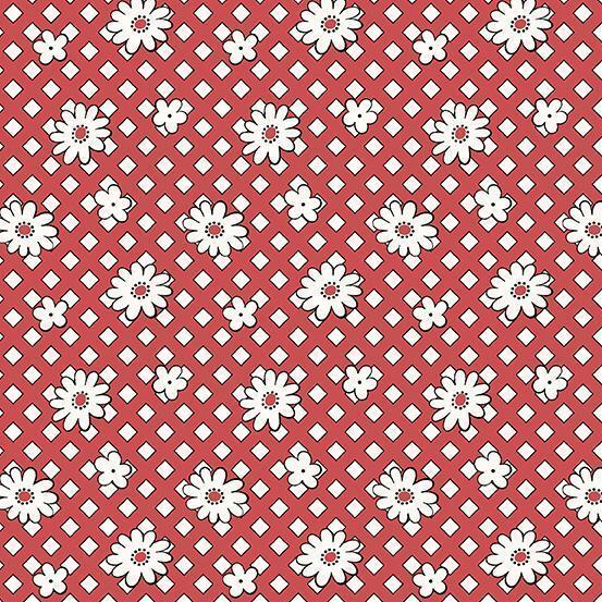 Andover - Lottie Ruth - Geo Floral Red