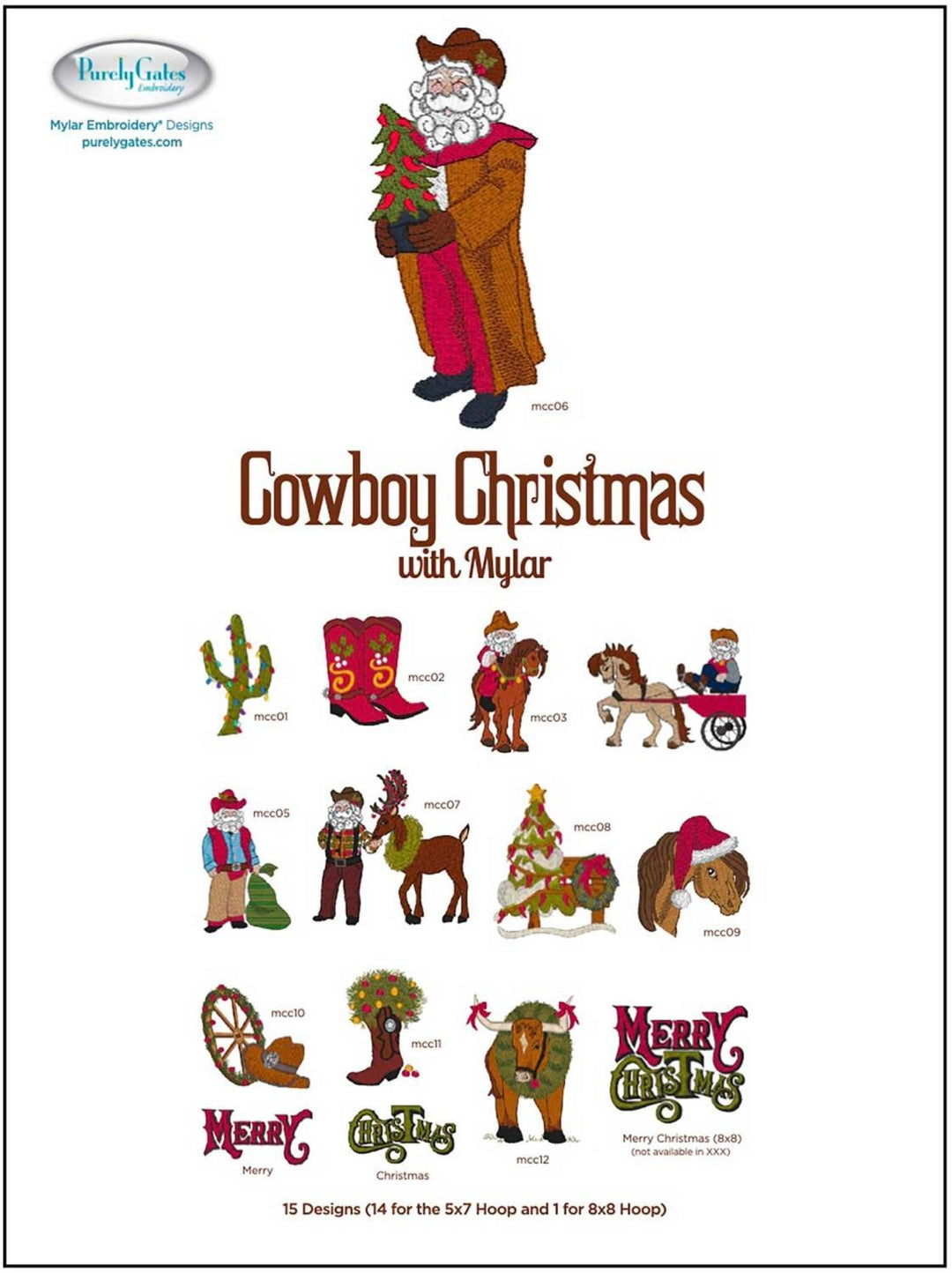 DESIGNS: Purely Gates - Cowboy Christmas