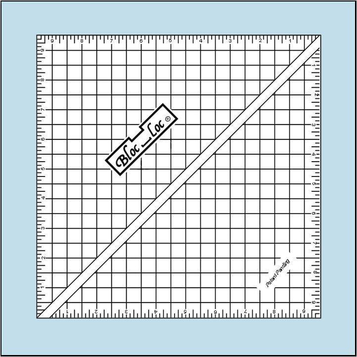 Ruler - Bloc Loc - Half Square Triangle - 9.5"
