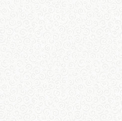 Quilting Treasures - Quilting Illusions - Curly Cue White