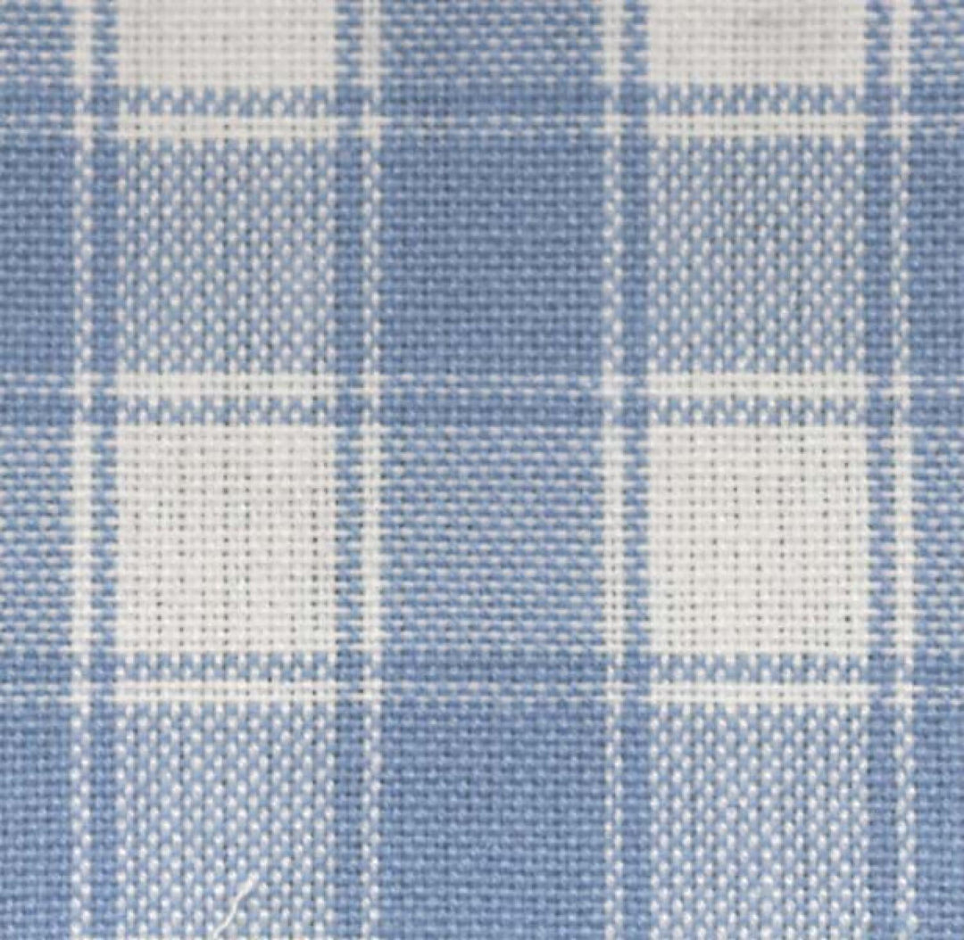 Tea Towel - Housecheck - Light Blue/White