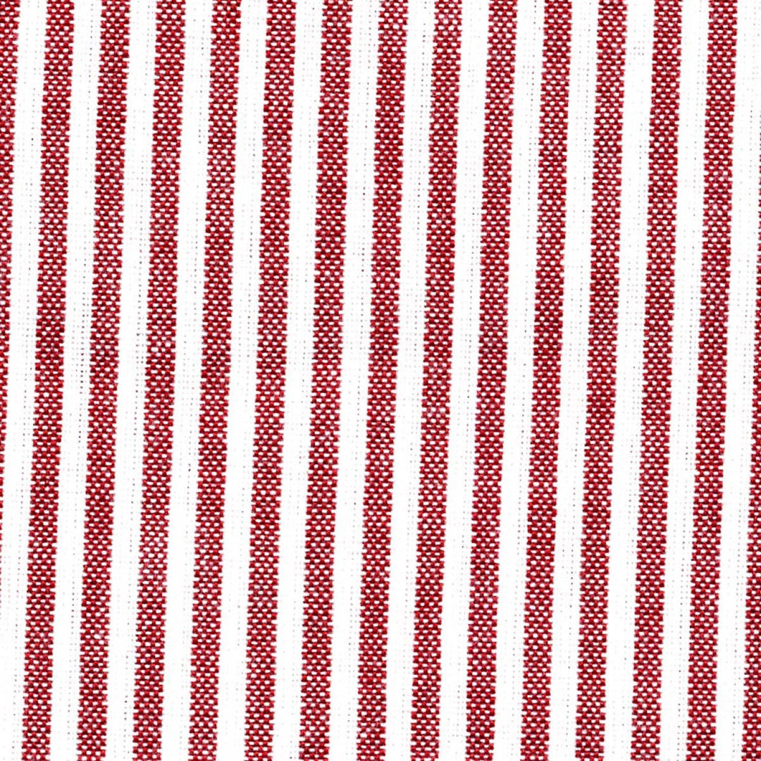 Tea Towel - Stripe - Chambray Red/White