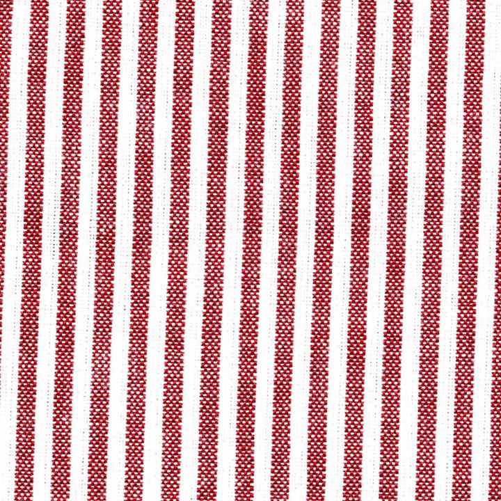 Tea Towel - Stripe - Chambray Red/White