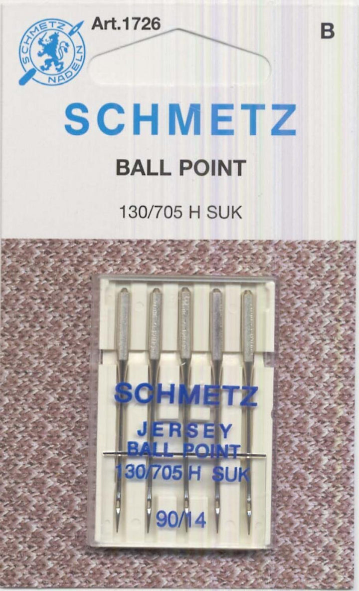 Machine Needles - Schmetz - Ball Point Jersey 90/14
