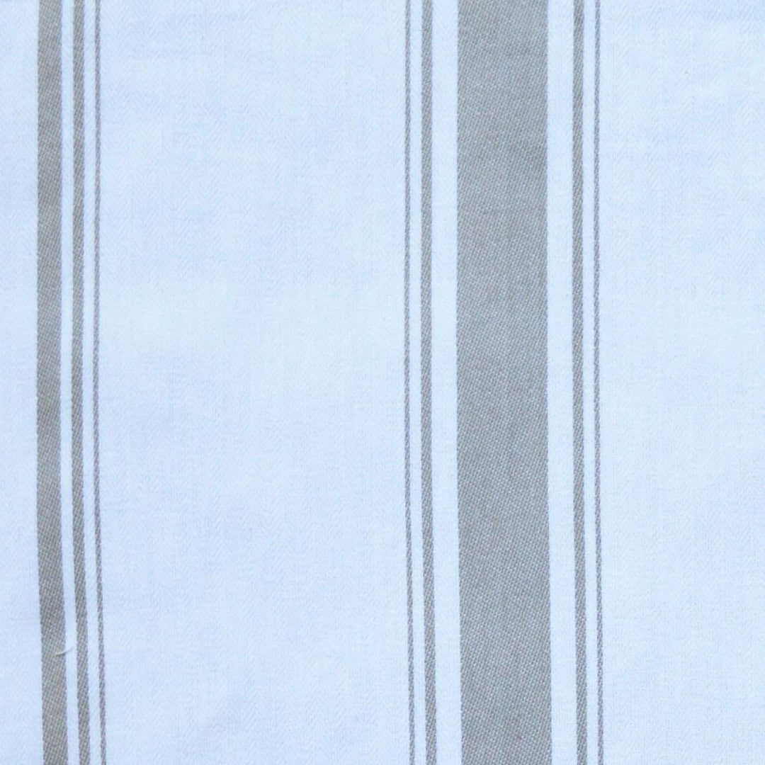 Tea Towel - Stipe - Taupe on white