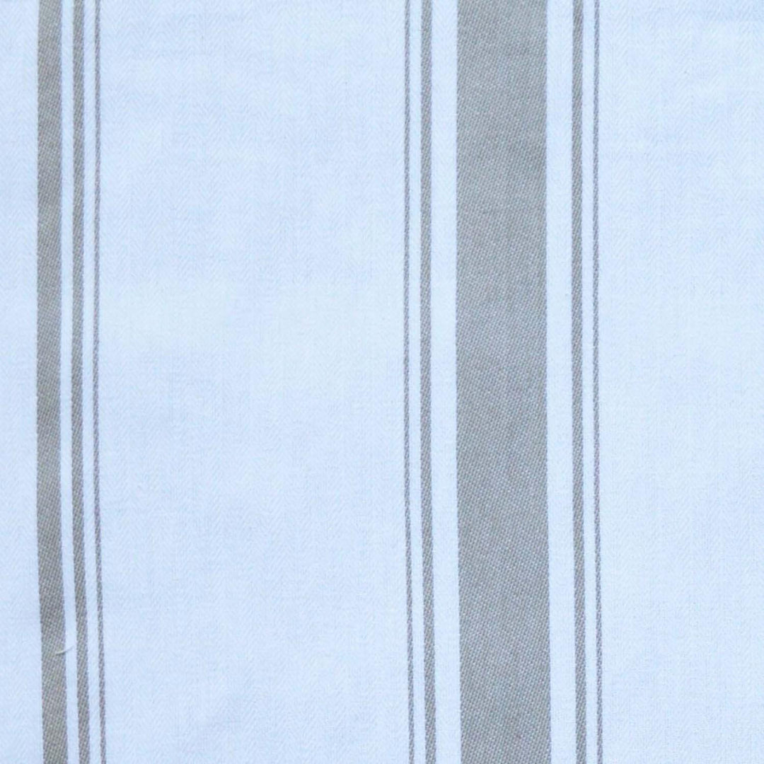 Tea Towel - Stipe - Taupe on white
