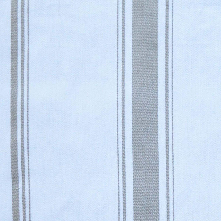 Tea Towel - Stipe - Taupe on white