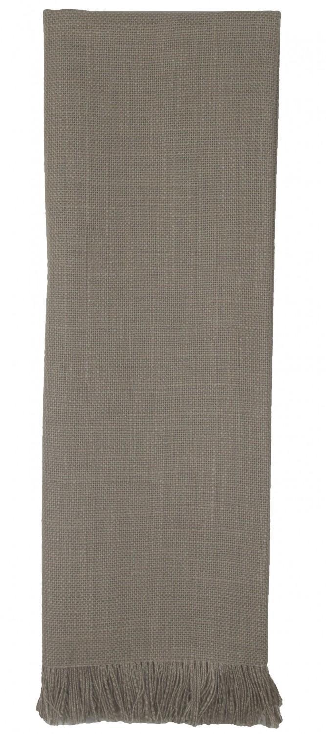 Tea Towel - Solid - Taupe with Fray Edge