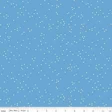 Riley Blake - Blossoms - Medium Blue