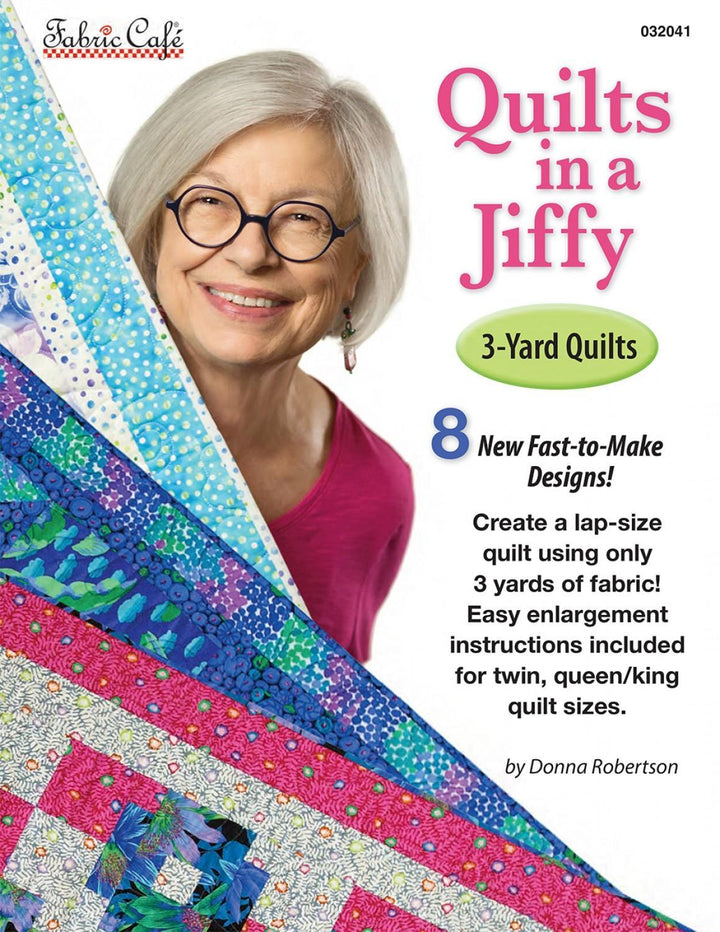 Book - Fabric Cafe - Quilts in a Jiffy - 3 Yards Quilt