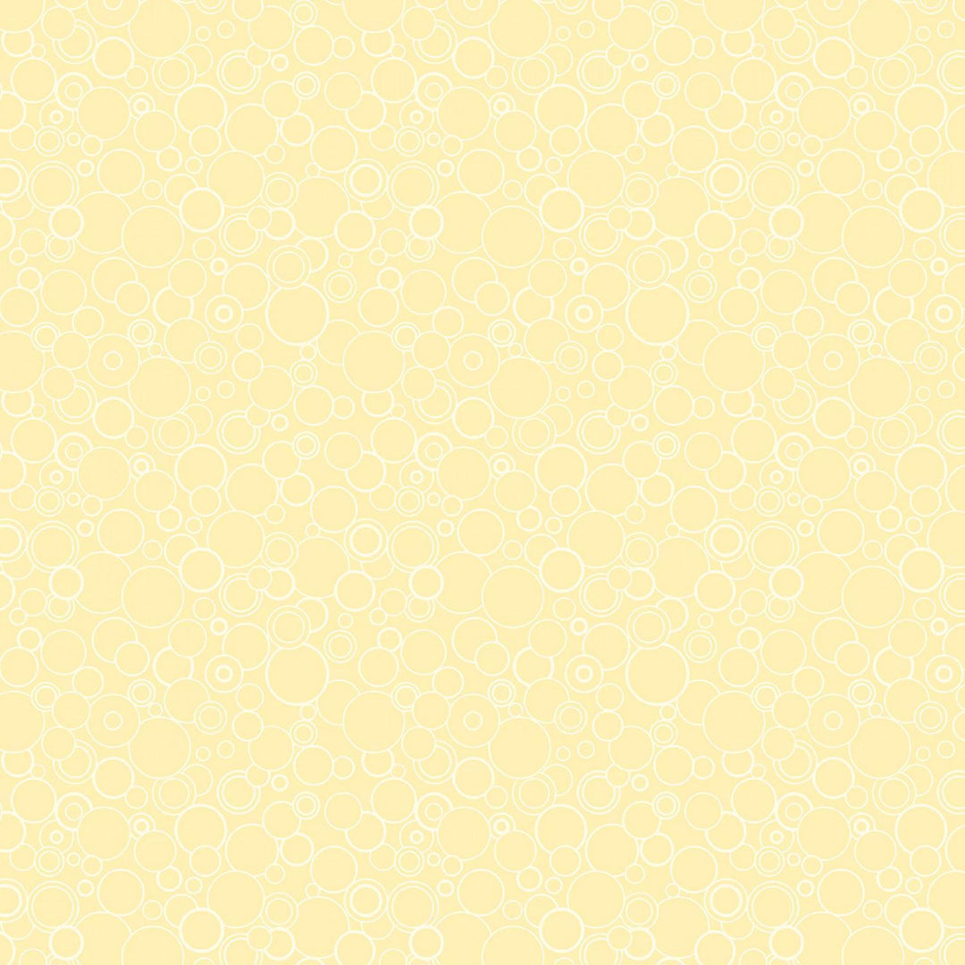 Benartex - Ann Lauer - Hooked on Fish - Yellow Circles