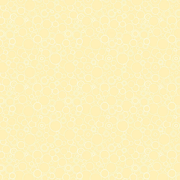 Benartex - Ann Lauer - Hooked on Fish - Yellow Circles