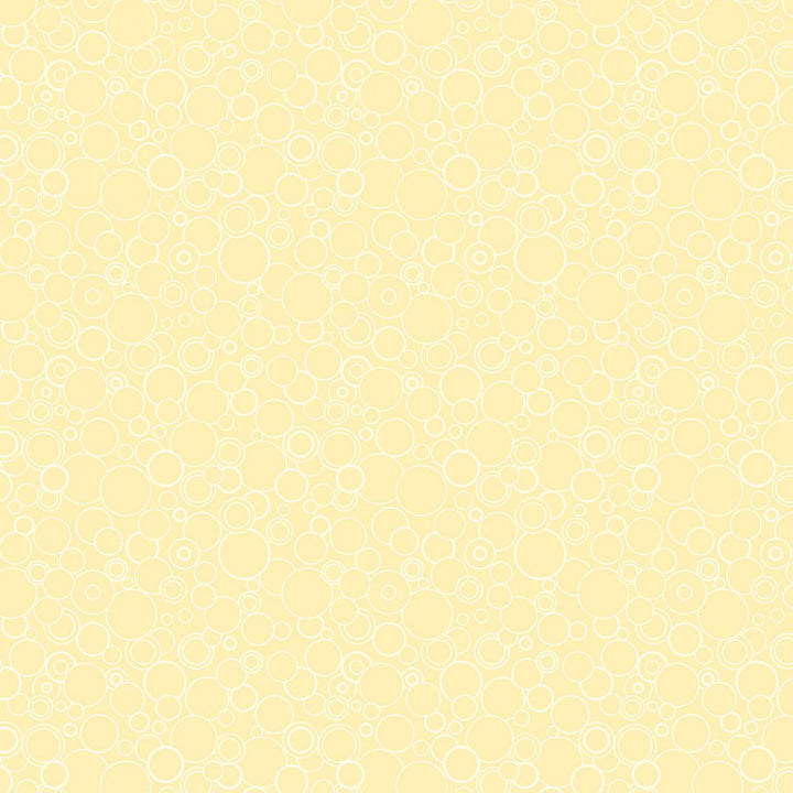 Benartex - Ann Lauer - Hooked on Fish - Yellow Circles