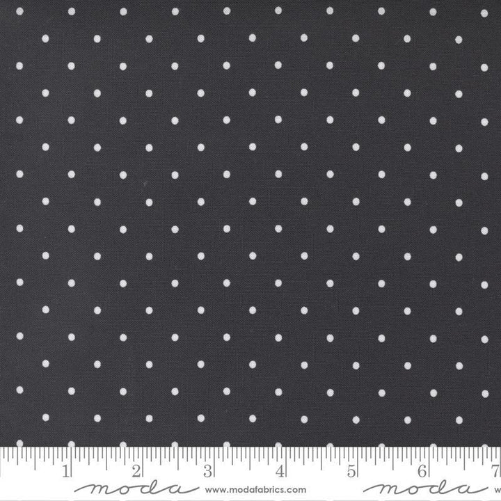 Moda - Lella Boutique - Country Rose - Charcoal Dots