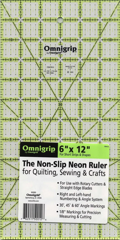 Omnigrid Quilting Ruler 6-1/2x24