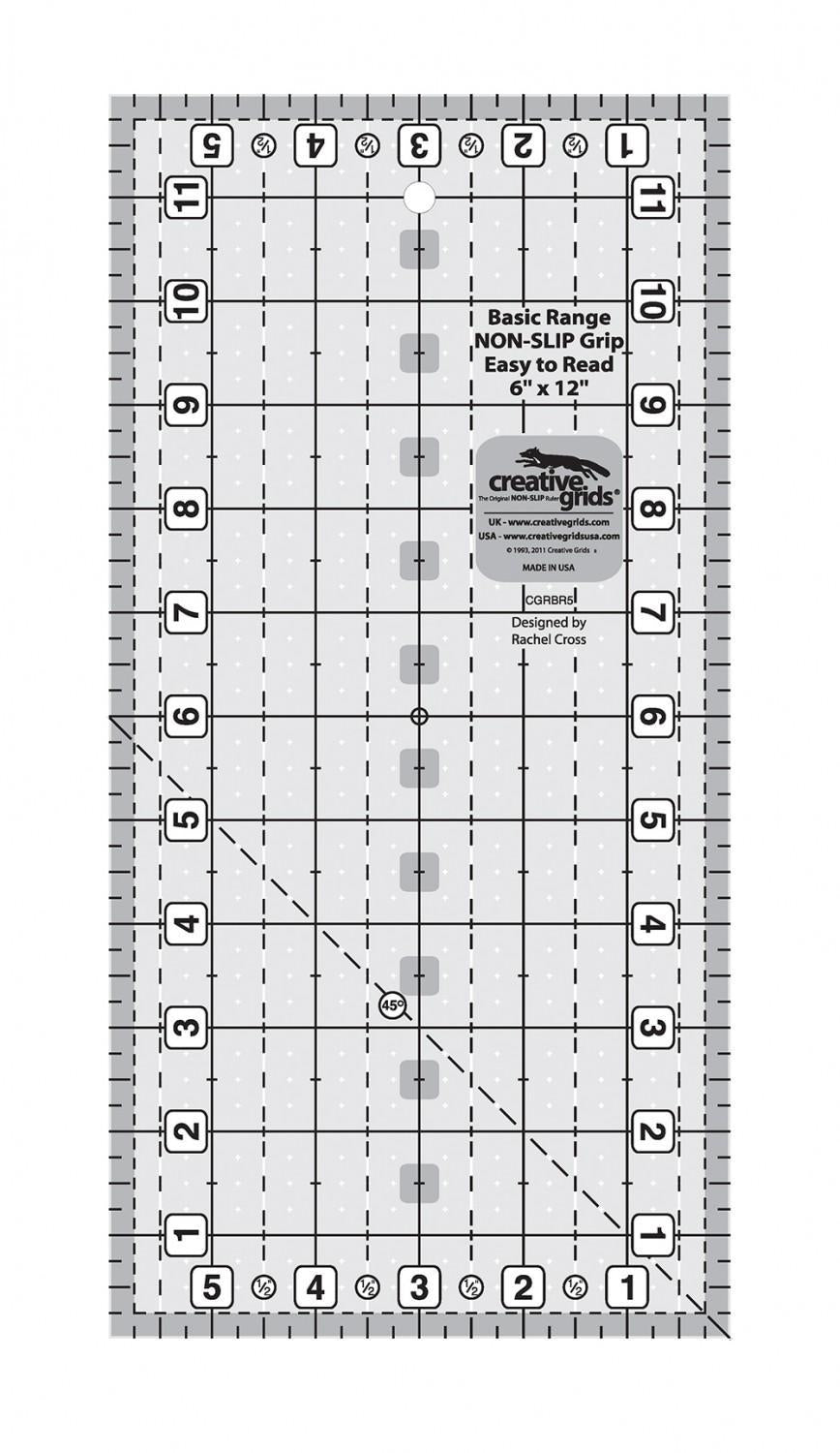 Ruler - Creative Grids -  Basic Range 6in x 12in Rectangle