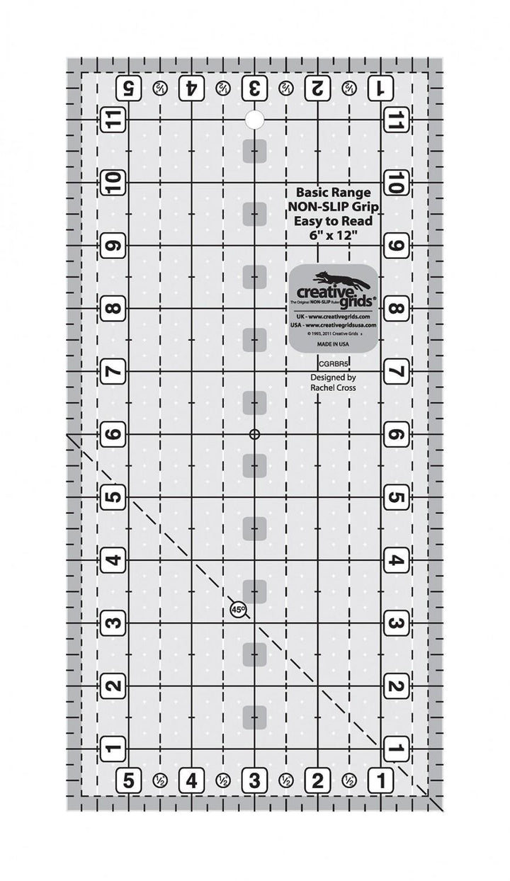 Ruler - Creative Grids -  Basic Range 6in x 12in Rectangle