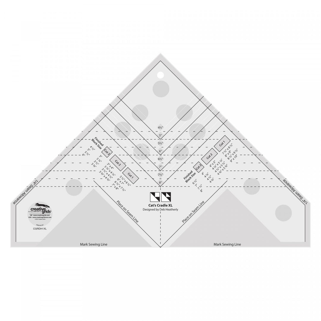 Ruler - Creative Grid - Cats Cradle Ruler XL