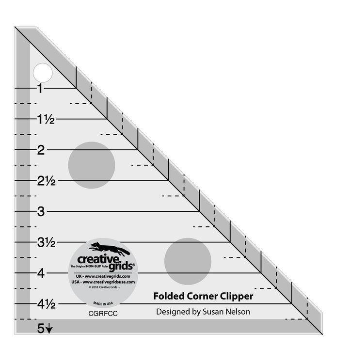Ruler - Creative Grid - Folded Corner Clipper Tool