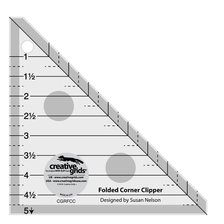 Ruler - Creative Grid - Folded Corner Clipper Tool