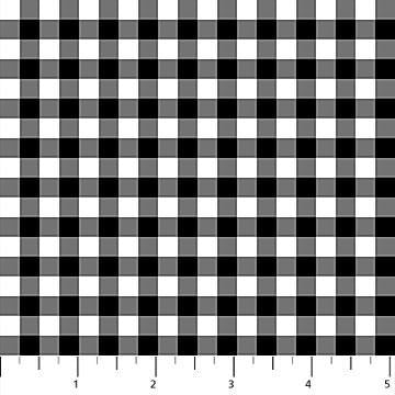 Northcott - Black Buffalo Check -  Santa's Tree Farm - 24738-10