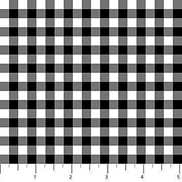 Northcott - Black Buffalo Check -  Santa's Tree Farm - 24738-10