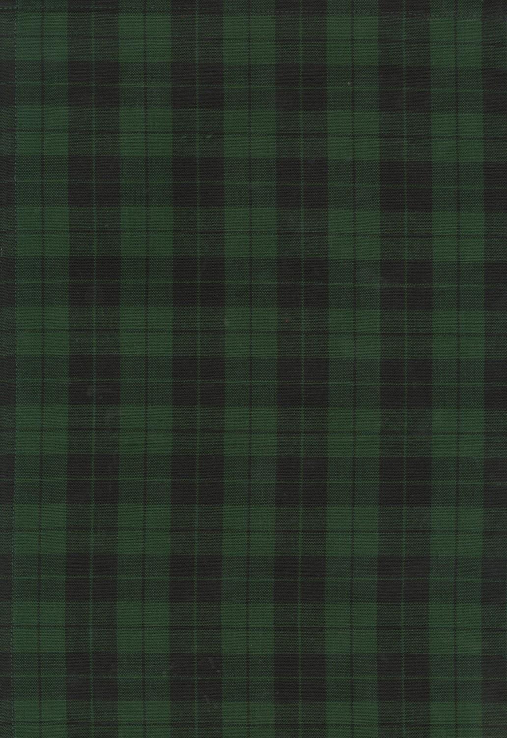 Tea Towel - Plaid - Green and Black