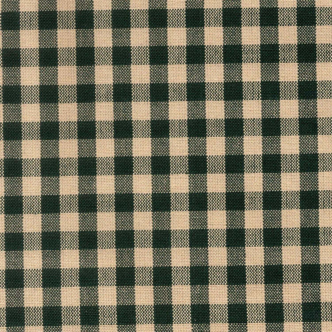 Tea Towel - Small Check Green and Teadye