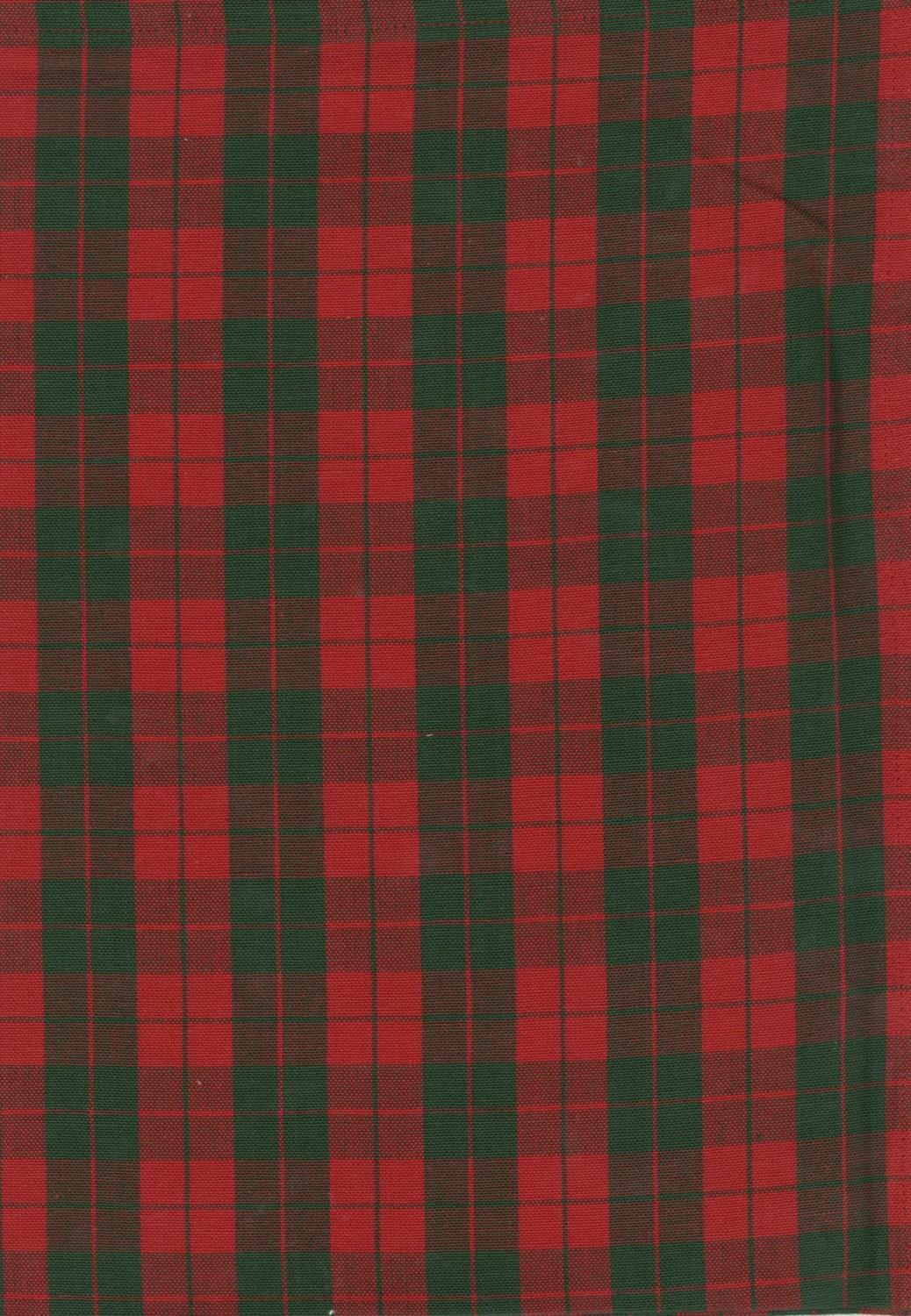 Tea Towel - Plaid Red/Green