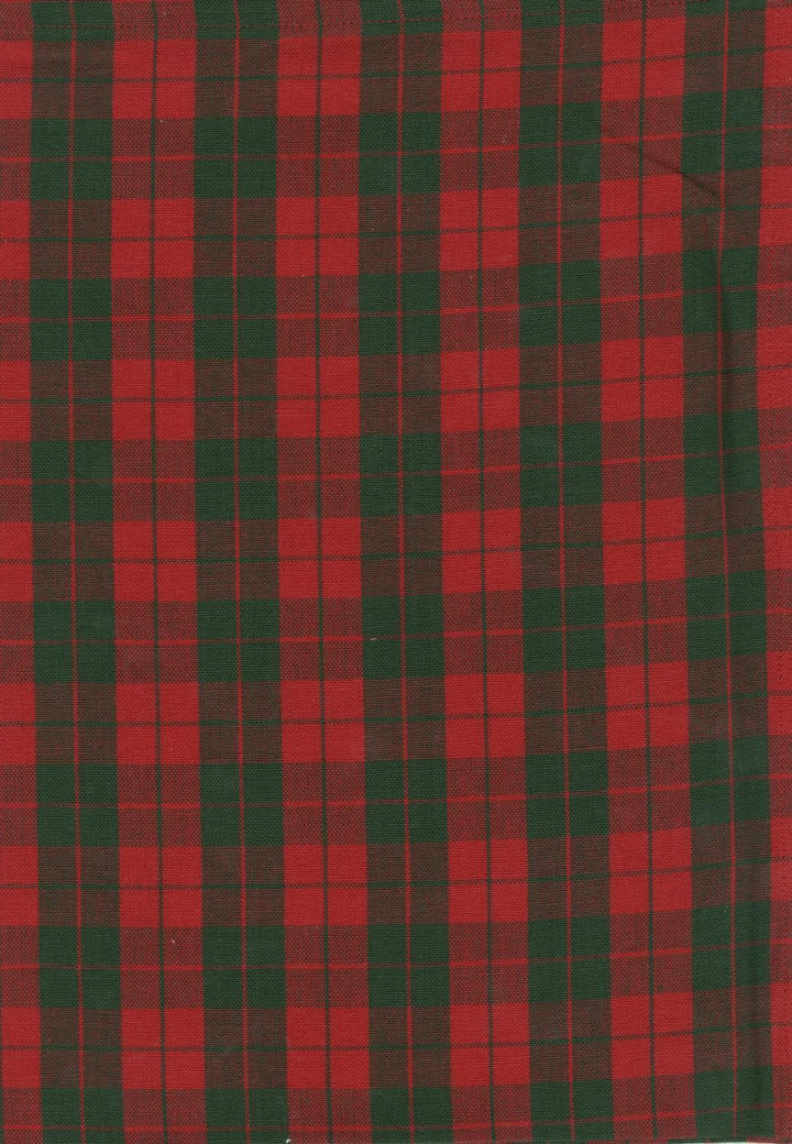 Tea Towel - Plaid Red/Green