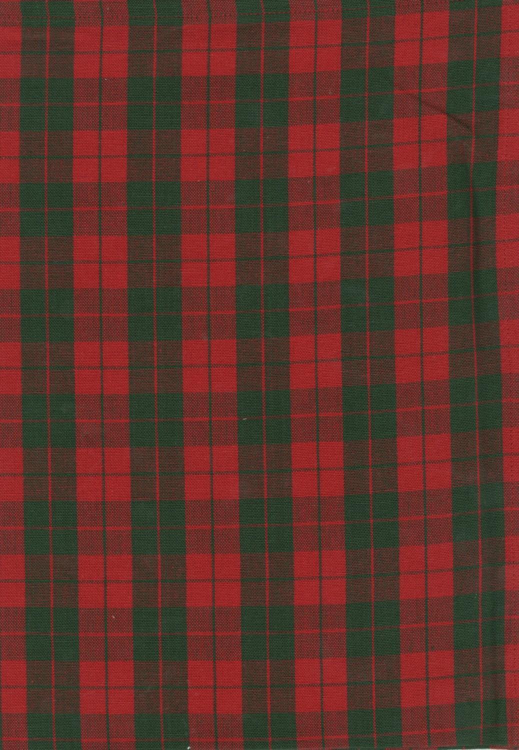 Tea Towel - Plaid Red/Green