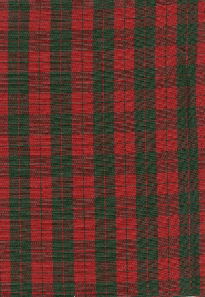 Tea Towel - Plaid Red/Green