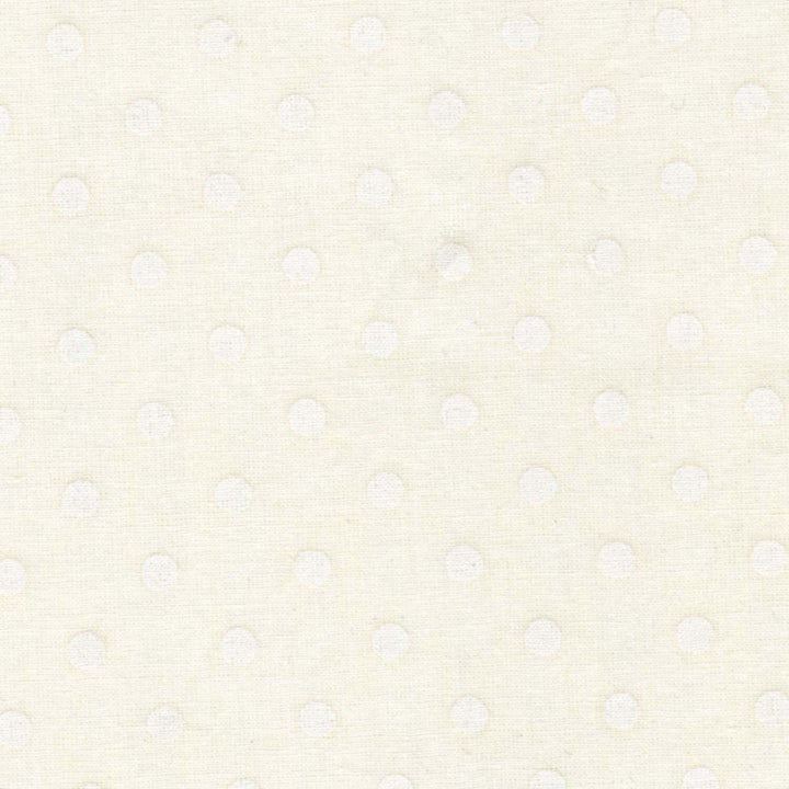 P&B Textiles - Ramblings 10 - White on White Dots