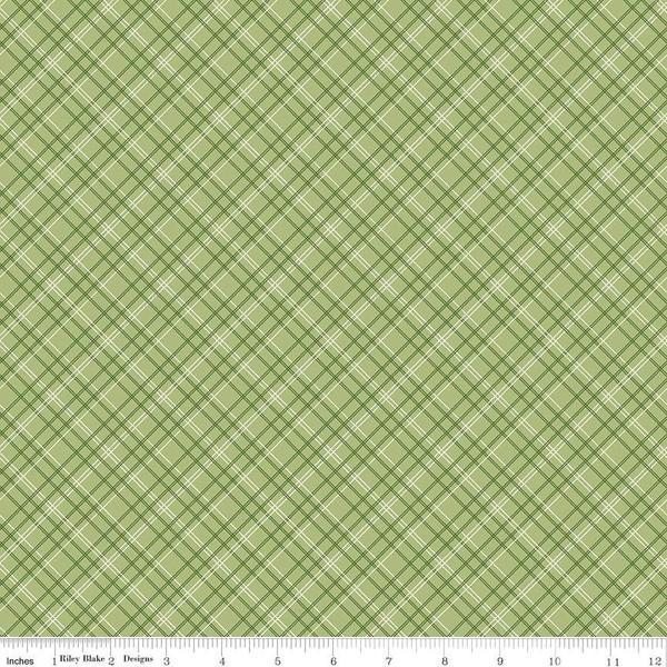 Riley Blake - Lori Holt - Calico - Lettuce Plaid