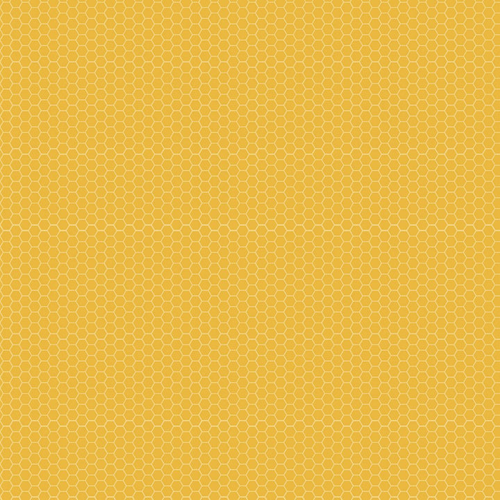 Timeless Treasures - Honey - Yellow Honeycombs