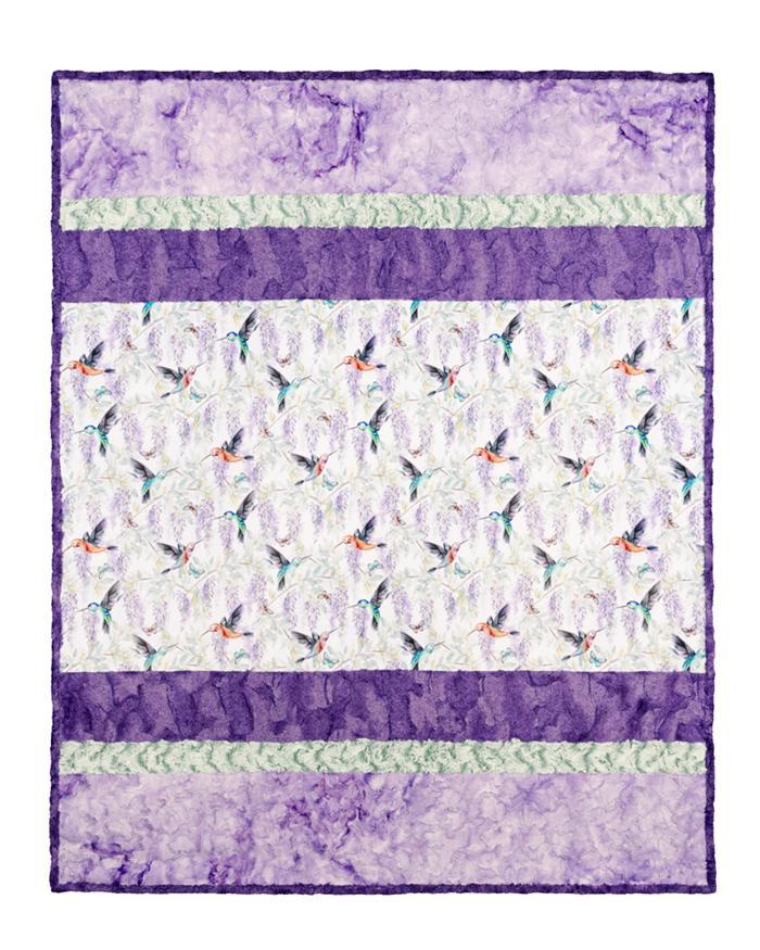 KIT - Shannon Cuddle Wisteria Hysteria 58" x 73"