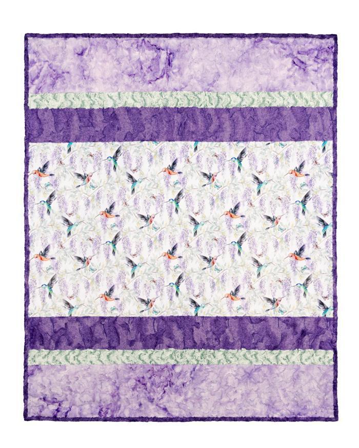 KIT - Cuddle Wisteria Hysteria 58" x 73"