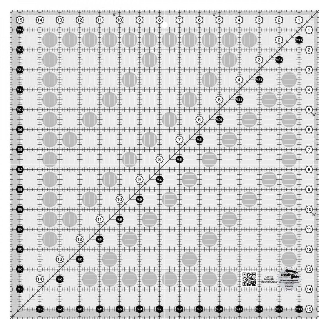 Ruler - Creative Grid - 15-1/2in Square