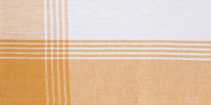 Tea Towel - Stripe - Pumpkin on Teadye