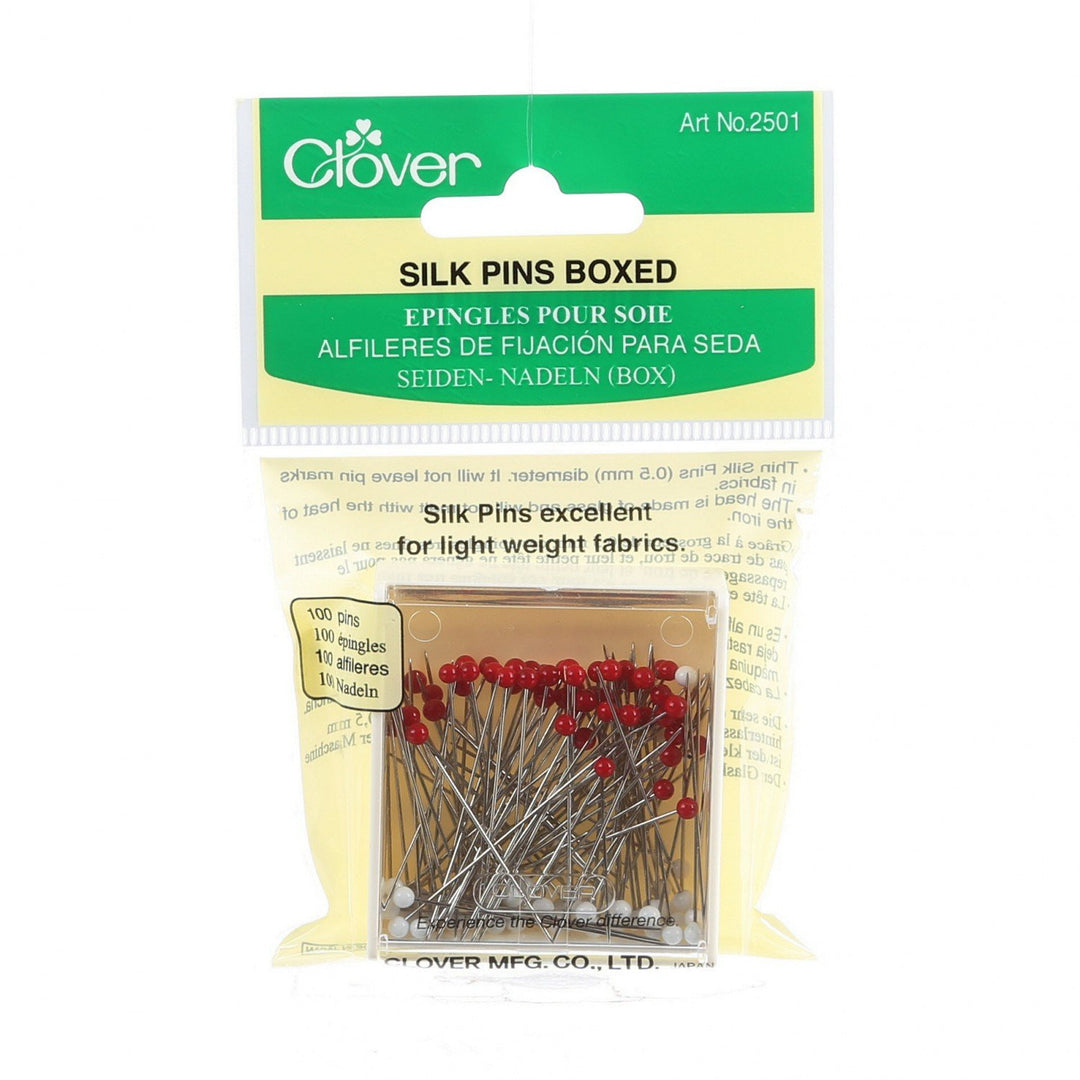 Pins - Silk Glasshead Pin Size 30 - 1-1/4in 100ct