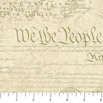 Northcott - America 250 - Map Beige
