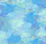 Quilting Treasures - Surge - Torrents - Blue & White Swirl
