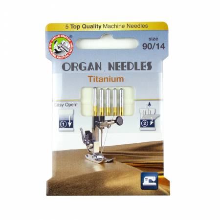 Machine Needles - Organ - Titanium 90/14
