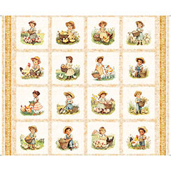 Quilting Treasures - Lil Farmers - Picture Patches