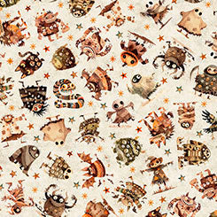Quilting Treasures - A Haunting We Will Go - Halloween Monster Toss