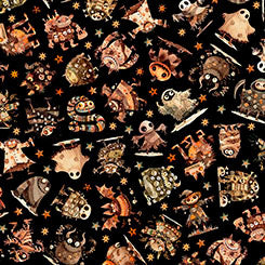 Quilting Treasures - A Haunting We Will Go  - Halloween Monster Toss