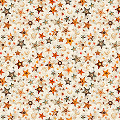 Quilting Treasures - A Haunting We Will Go  - Stars and Moon