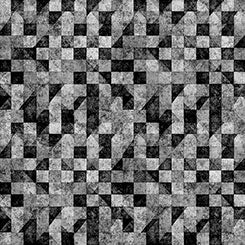 Quilting Treasures - A Haunting We Will Go - Checkerboard Geo